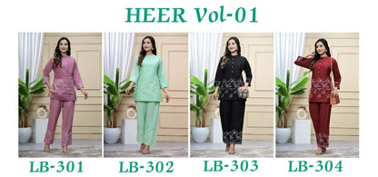 Ladybook Launch New Embroidery Kurti-pant Set for Office and Regular Wear