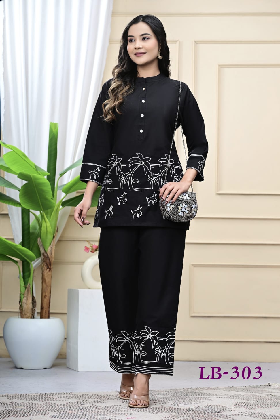 Ladybook Launch New Embroidery Kurti-pant Set for Office and Regular Wear