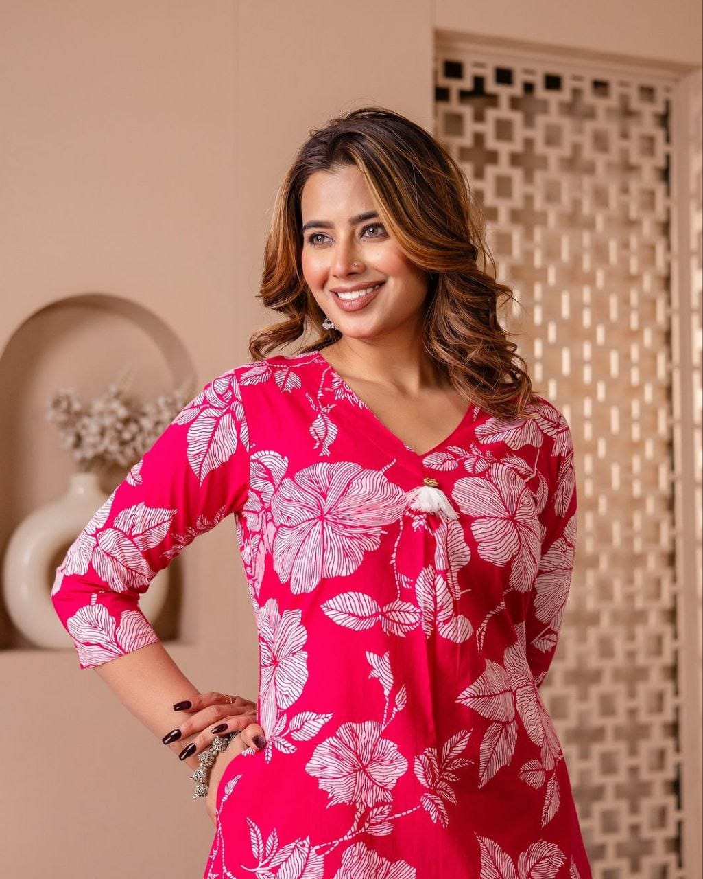 Ladybook Launch New Moonson Wear Kurti-Pant for Office and Regular Wear