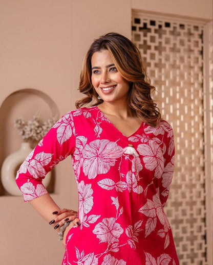 Ladybook Launch New Moonson Wear Kurti-Pant for Office and Regular Wear