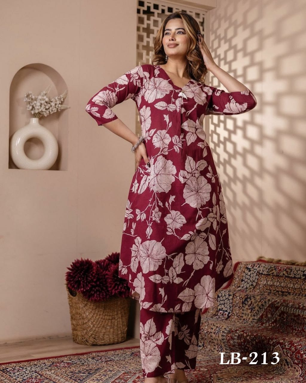 Ladybook Launch New Moonson Wear Kurti-Pant for Office and Regular Wear