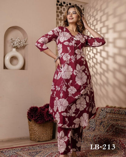 Ladybook Launch New Moonson Wear Kurti-Pant for Office and Regular Wear
