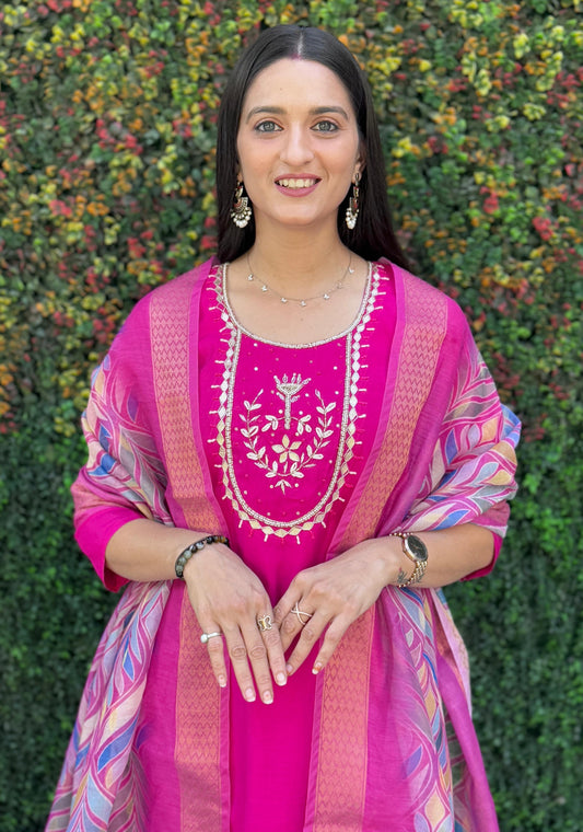 Launching New Designers Kurti Pent Dupatta Set