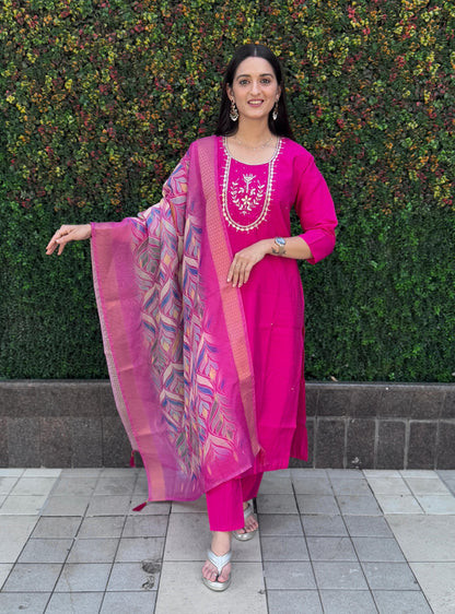 Launching New Designers Kurti Pent Dupatta Set