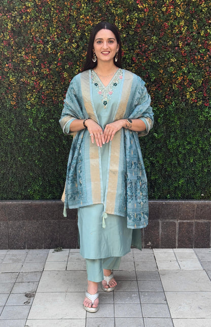 Launching New Designers Kurti Pent Dupatta Set