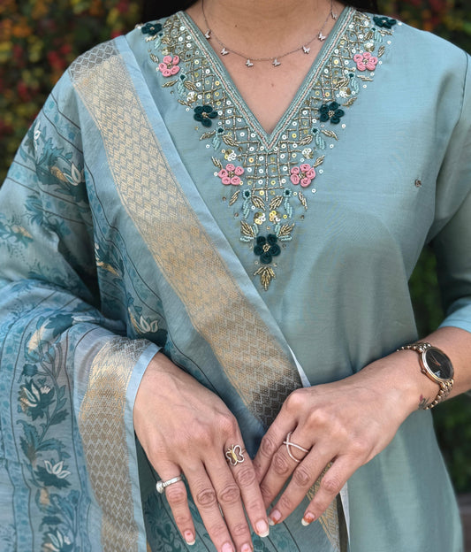 Launching New Designers Kurti Pent Dupatta Set