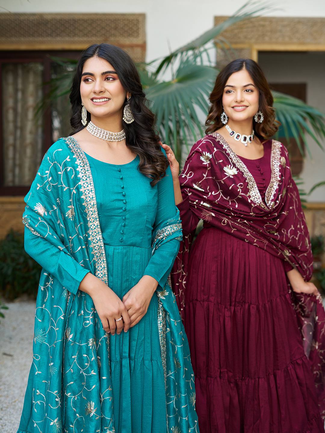 Long Gown & Heavy Duptta