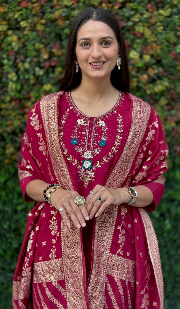 Kurti Pent Dupatta Set