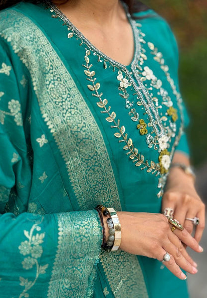Kurti Pent Dupatta Set