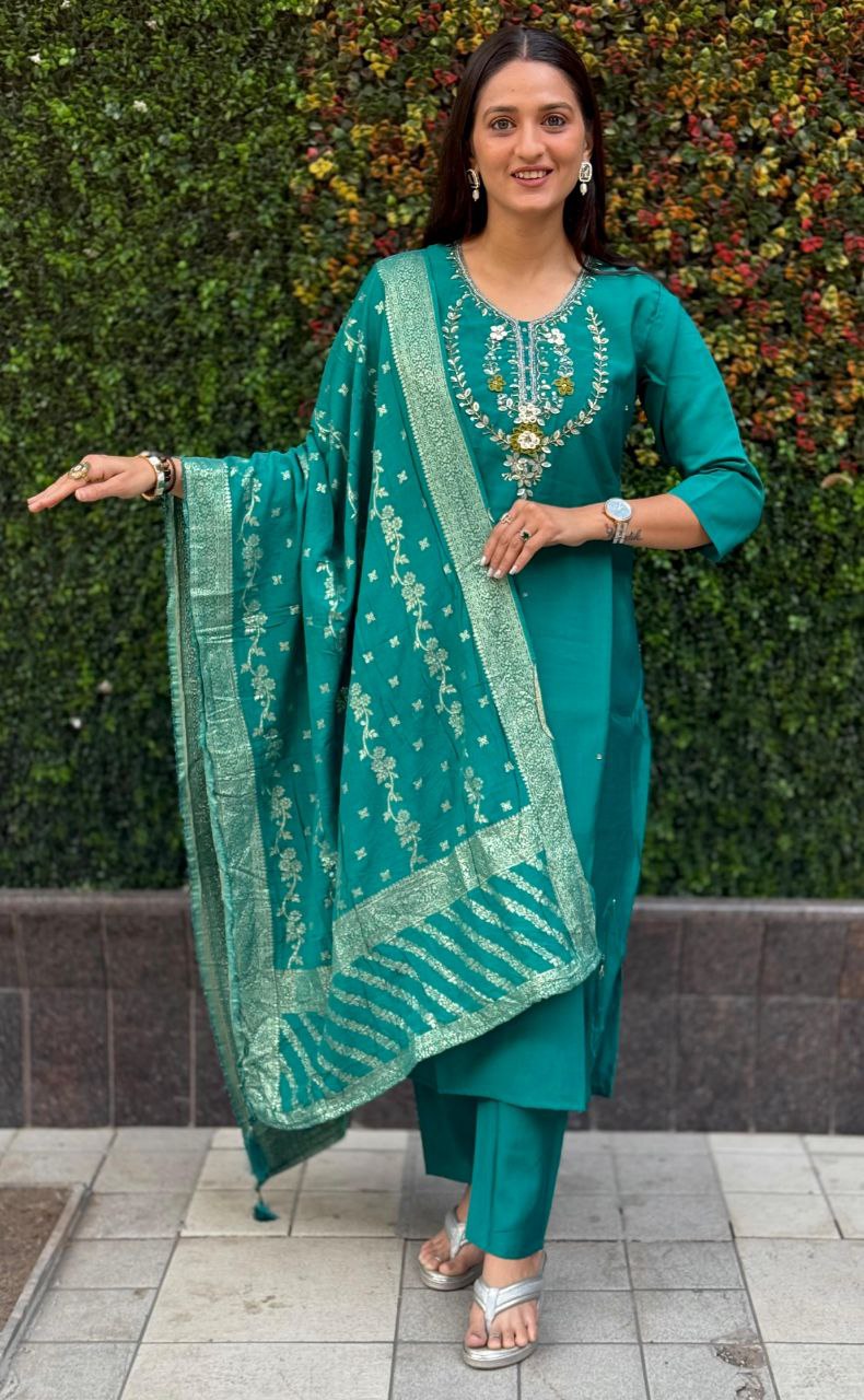 Kurti Pent Dupatta Set