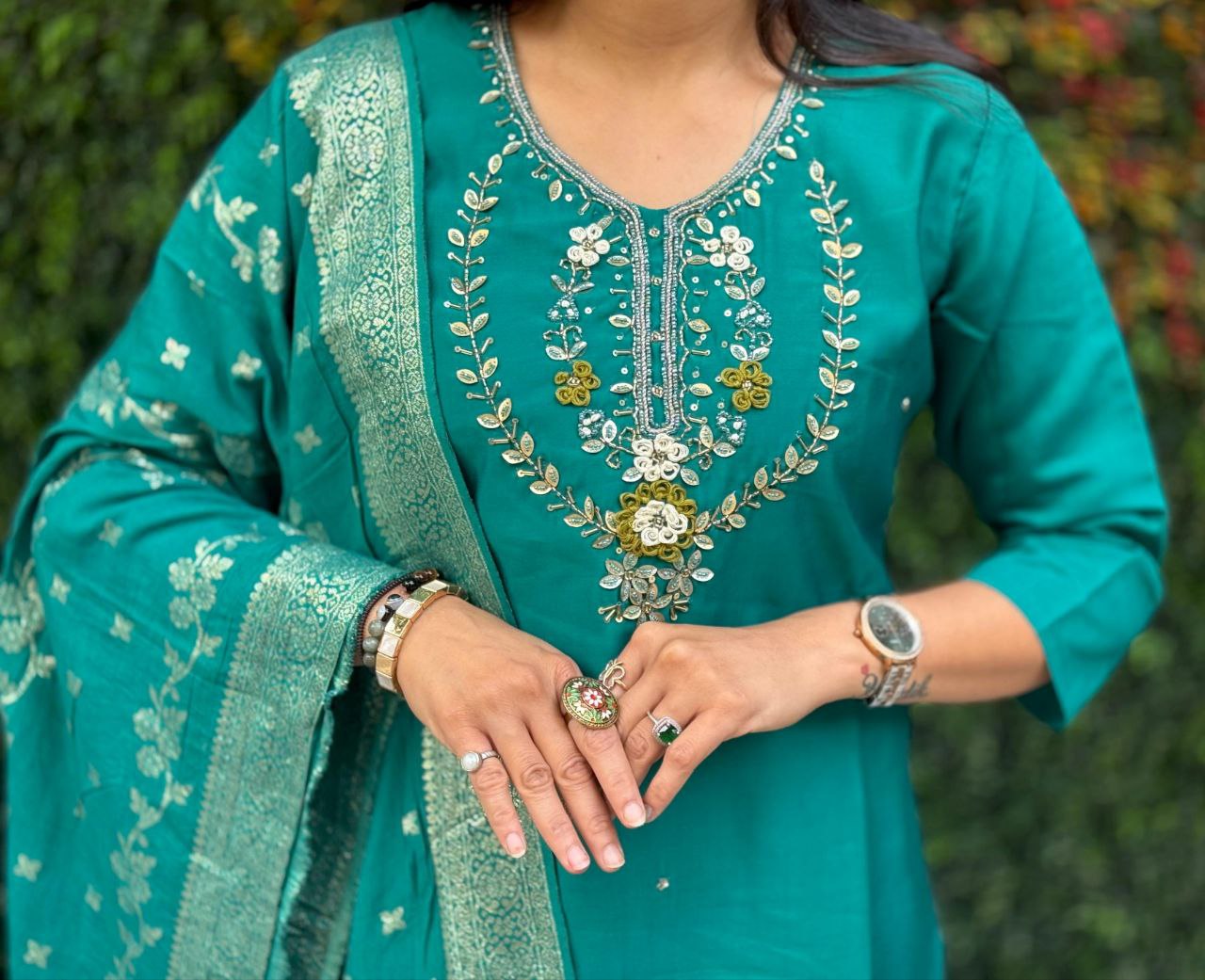 Kurti Pent Dupatta Set