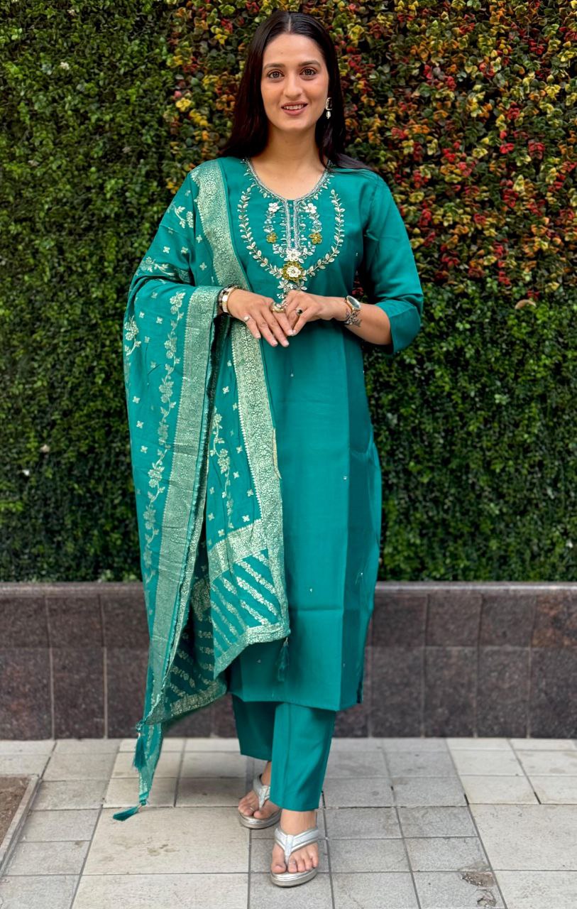 Kurti Pent Dupatta Set