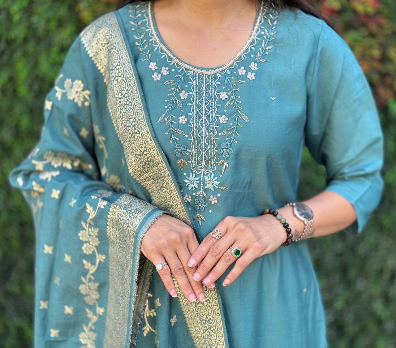 Kurti Pent Dupatta Set