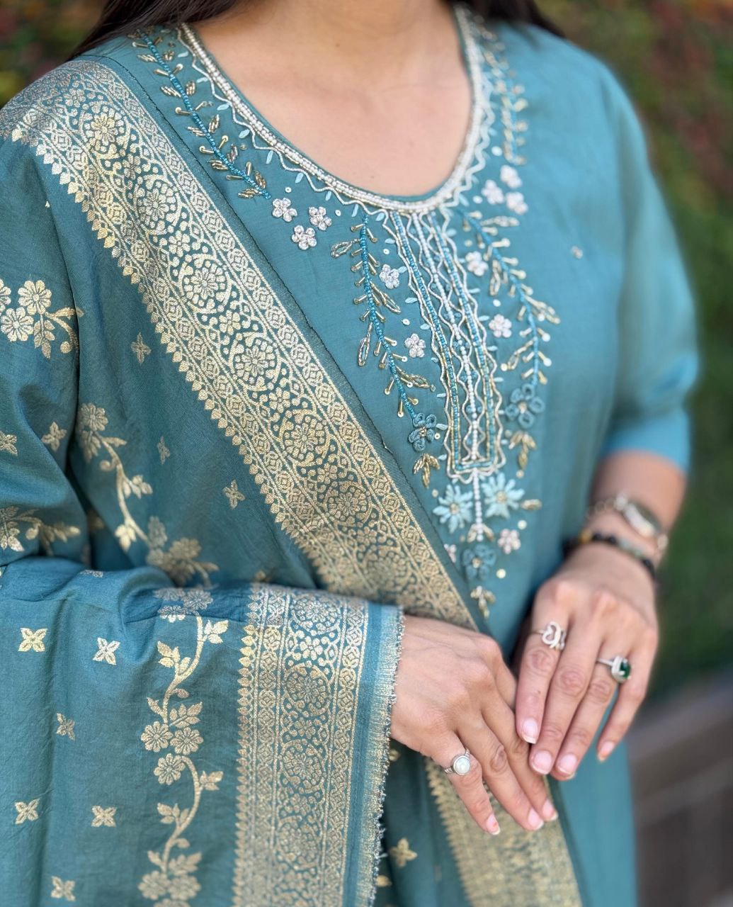 Kurti Pent Dupatta Set