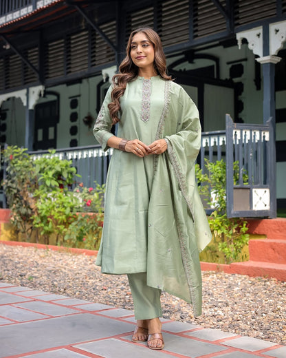 Heavy Muslin Silk Kurits