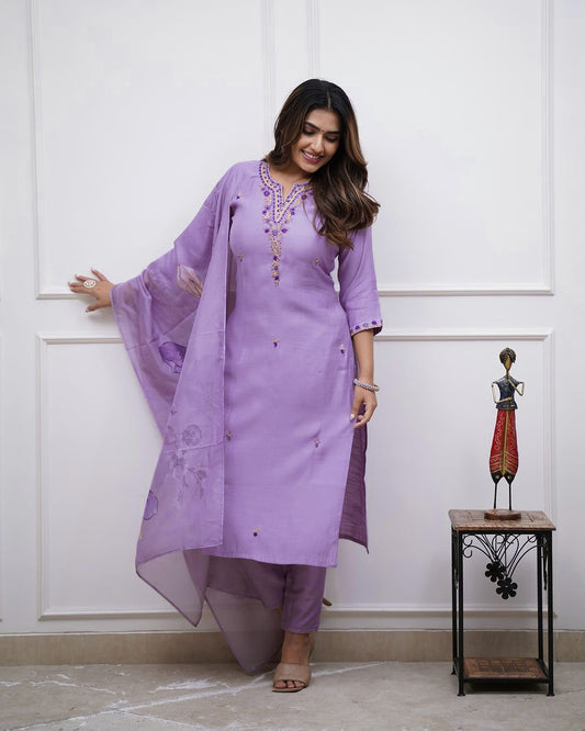 Soft Rayon Slub Work: Embroidered Kurtis