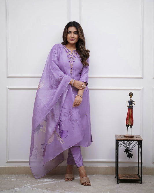 Soft Rayon Slub Work: Embroidered Kurtis