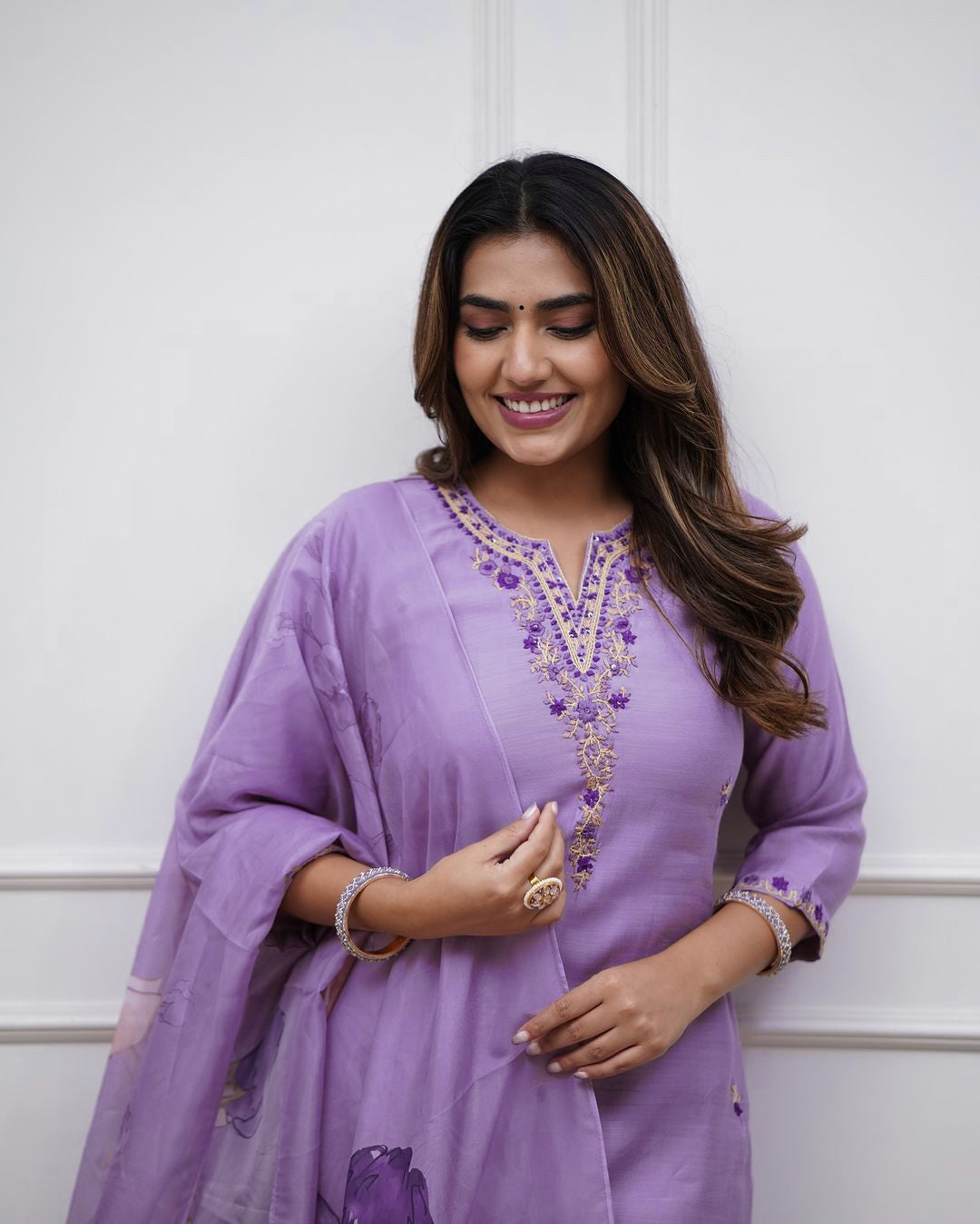Soft Rayon Slub Work: Embroidered Kurtis
