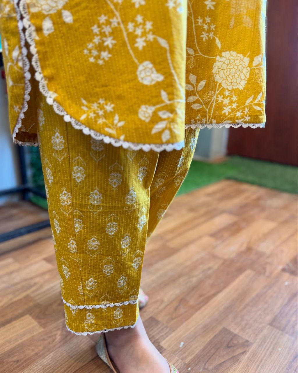 PURE KATHA COTTON SUIT SET