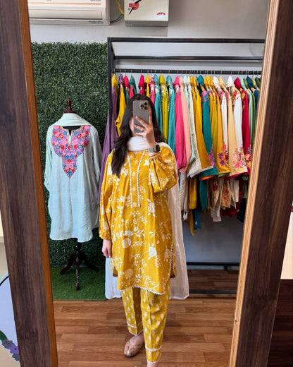 PURE KATHA COTTON SUIT SET