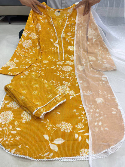 PURE KATHA COTTON SUIT SET