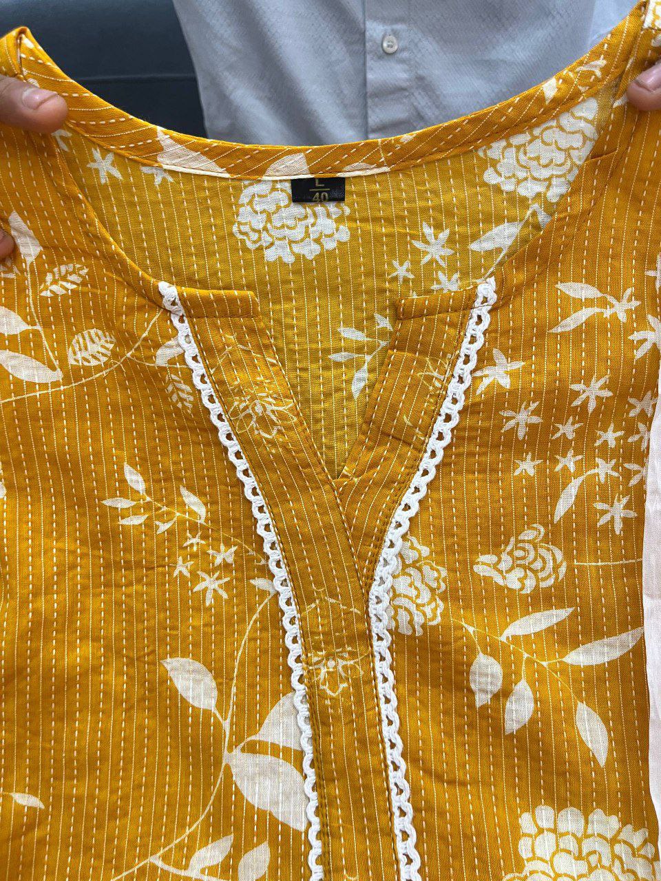 PURE KATHA COTTON SUIT SET