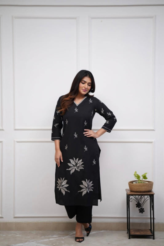 Kurti-pant Set  for Office and Regular Wear