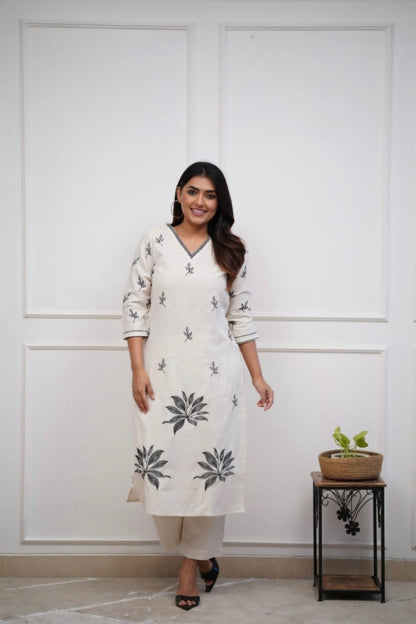 Kurti-pant Set  for Office and Regular Wear