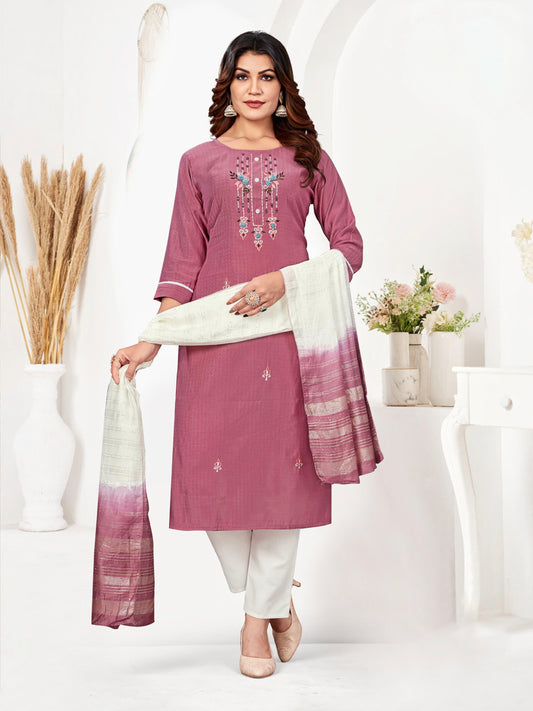 Top botton duppata Dress