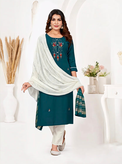 Top botton duppata Dress