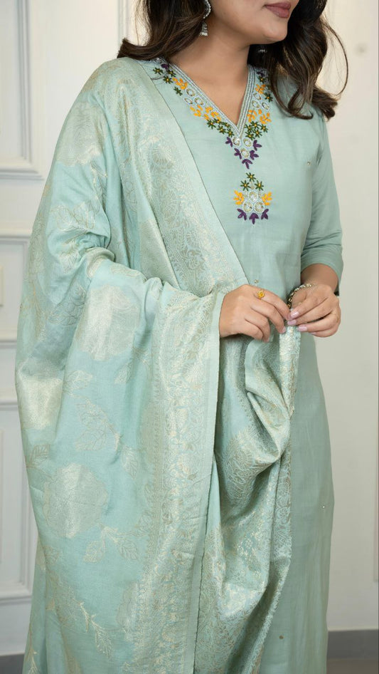 Designers Kurti Pent Dupatta Set