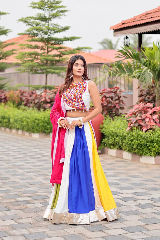 Launching Navratri Special Gamathi Work Lehenga choli