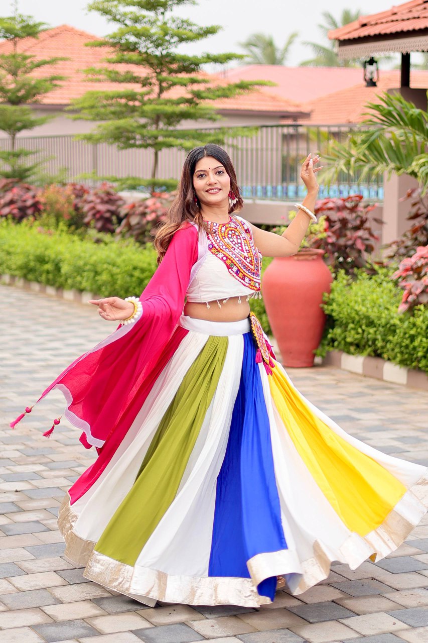 Launching Navratri Special Gamathi Work Lehenga choli