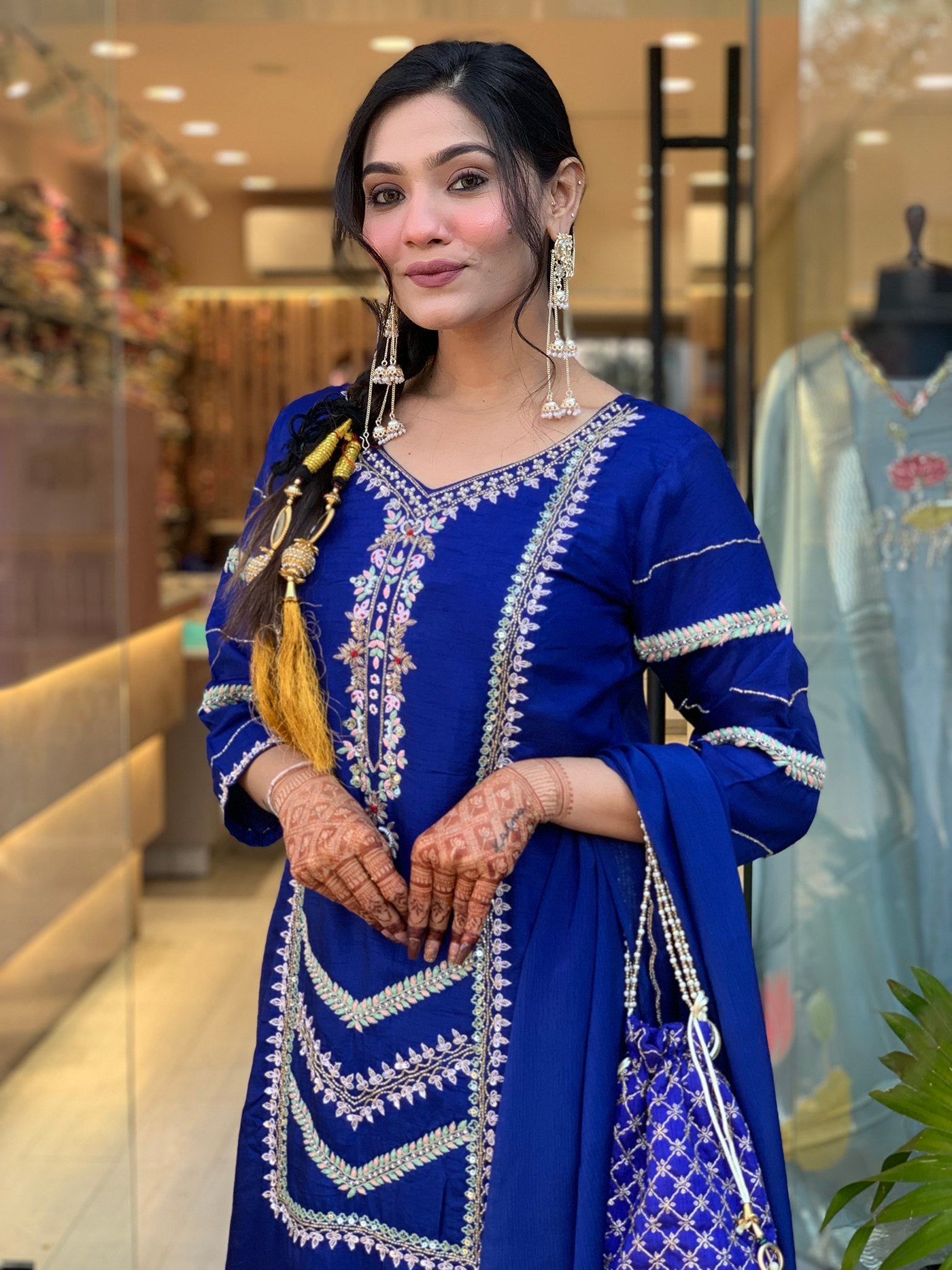Women’s Kurta Palazzo Dupatta Set