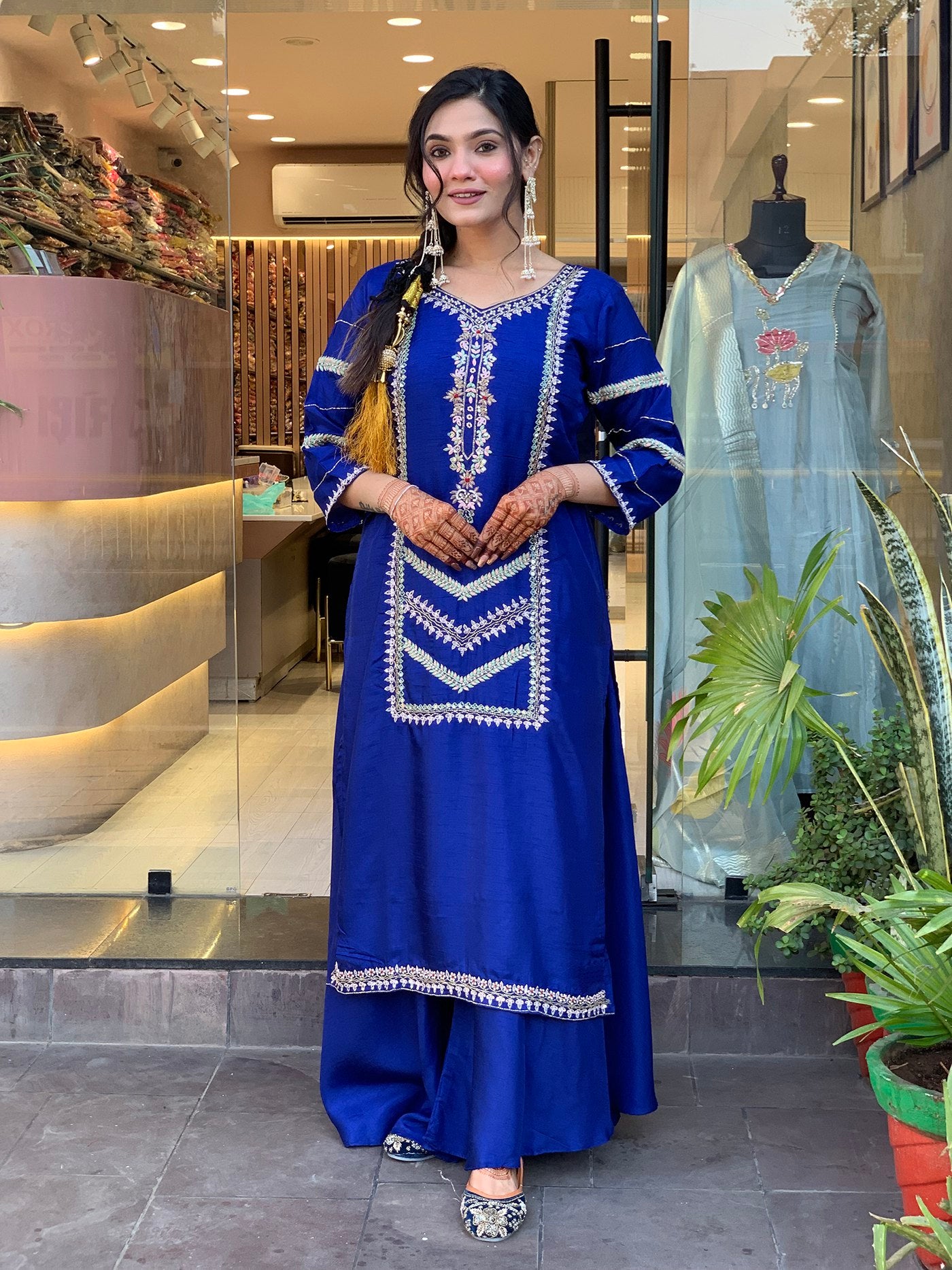 Women’s Kurta Palazzo Dupatta Set