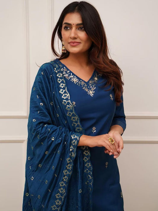 Women’s Kurta Pent Dupatta Set