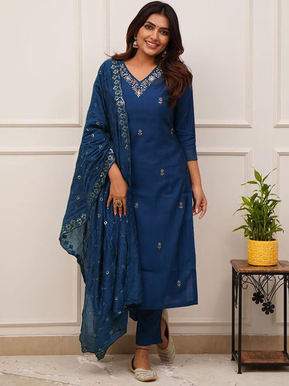 Women’s Kurta Pent Dupatta Set