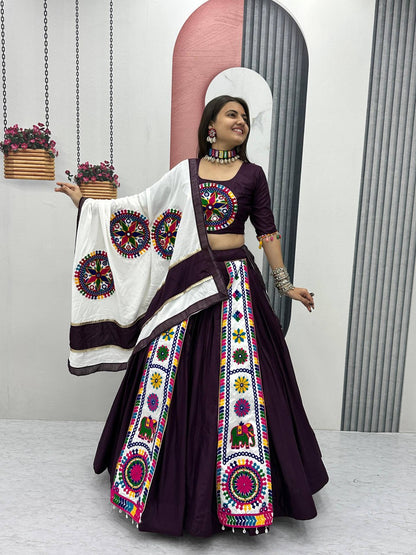 Navratri Special Pure Cotton Lehenga Choli with 6 Meter Big Flair👗💌🥢💃🏿