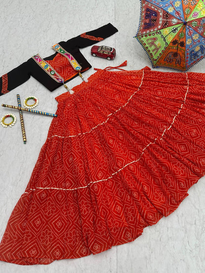Navratri Special Lehenga Choli with 9 meter Big Flair With *Jacket👗💌🥢💃🏿