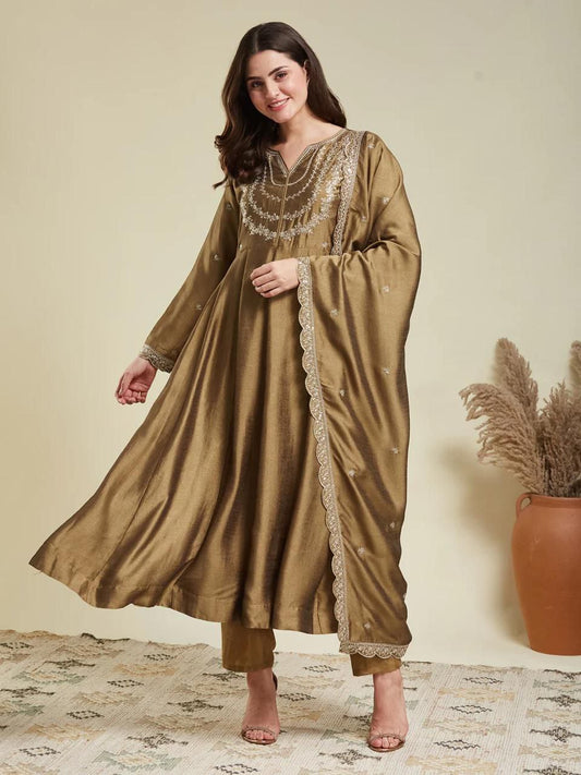 Trendy Anarkali Designers kurti Pent Set