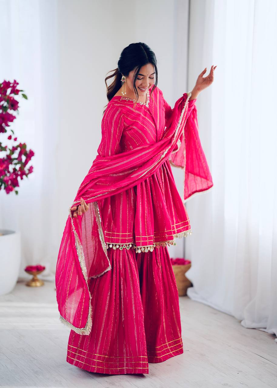 Fully Stitched & Ready to Wear Sharara Plazzo
