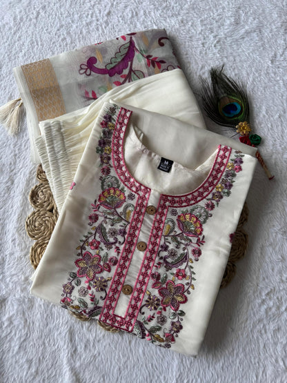 Kurti Pent Dupatta Set