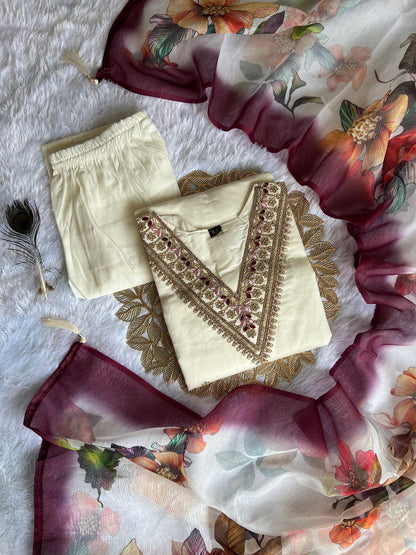 ETHNIC SET  WITH DUPATTA