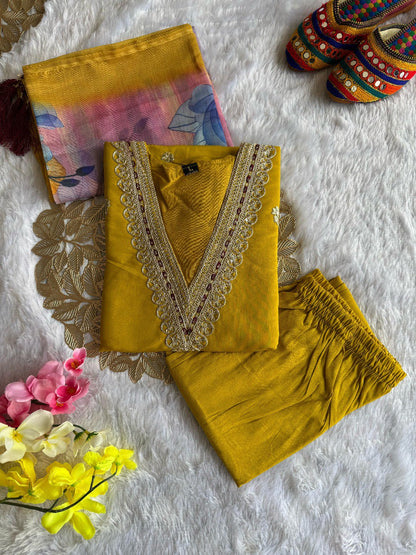 ETHNIC SET  WITH DUPATTA