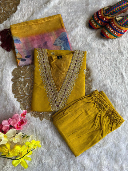 ETHNIC SET  WITH DUPATTA