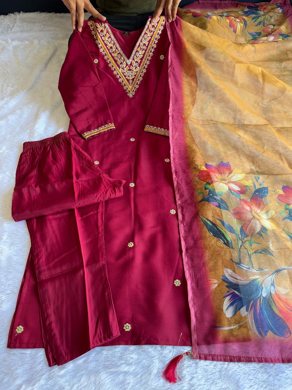 ETHNIC SET  WITH DUPATTA