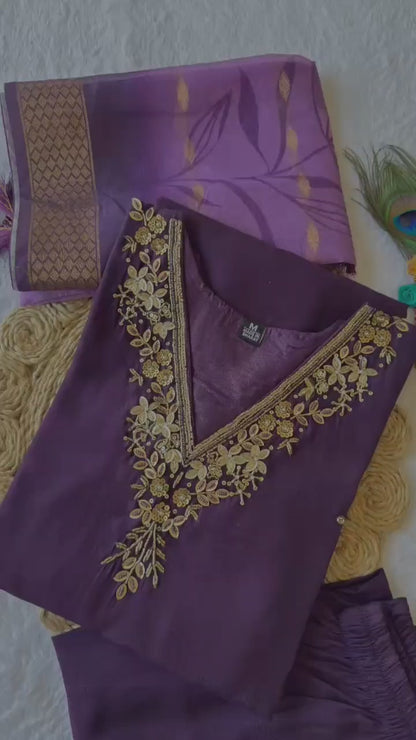 New Designers Kurti Pent Dupatta Set